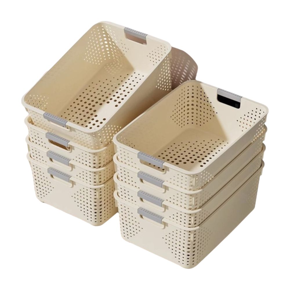 Food Storage Without Plastic - Dayanıklı Plastik Saklama Sepeti Oymalı Tasarım