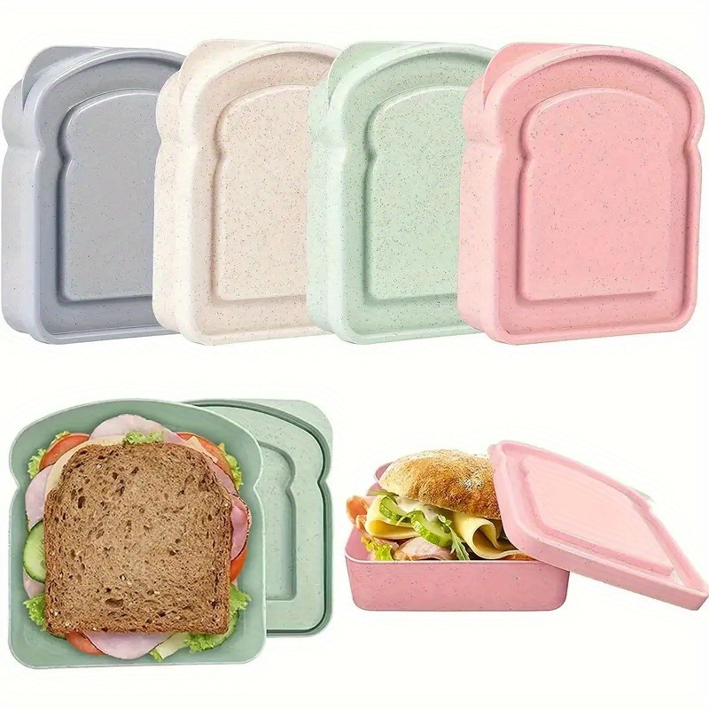 Food Storage Box Plastic - 1 adet Bento Kutuları, Sandviç Kapları,