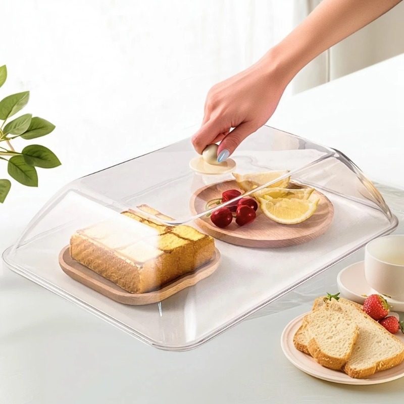 Food Storage Plastic - WORTHBUY Yeniden Kullanılabilir Plastik Yemek Örtüsü