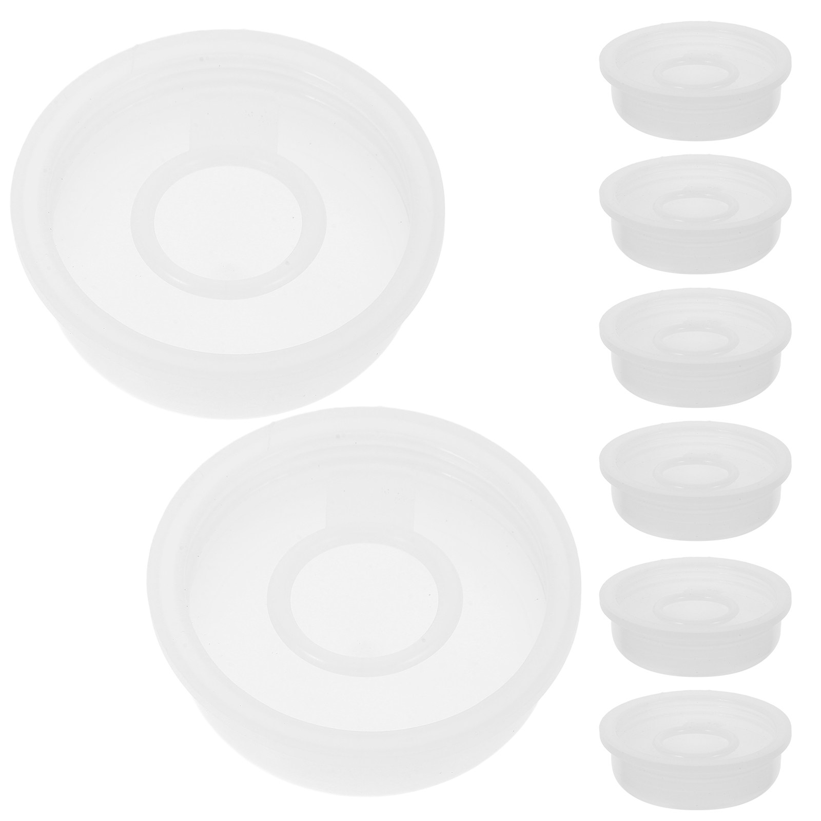 Food Storage Usa - 10 adet plastik kimyasal kova kapakları