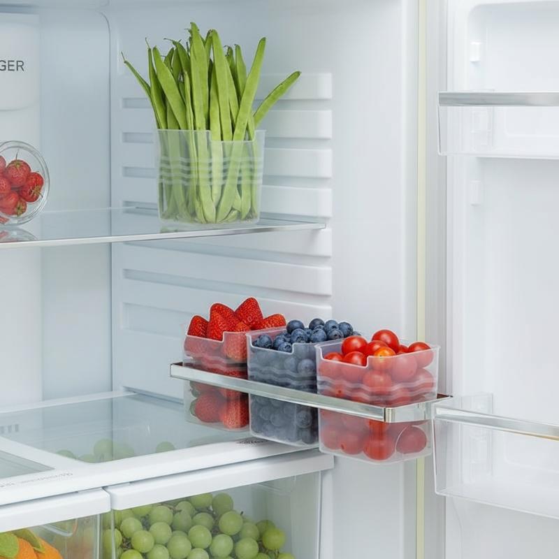 Food Storage Box Plastic - 4 Adet Gıda Sınıfı Buzdolabı Saklama