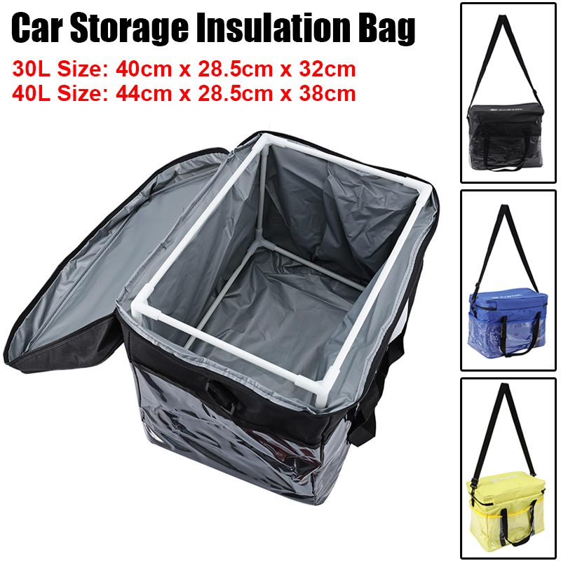 Food Storage Keep Warm - 30L/40L Araba Depolama Yalıtım Çantası Çok