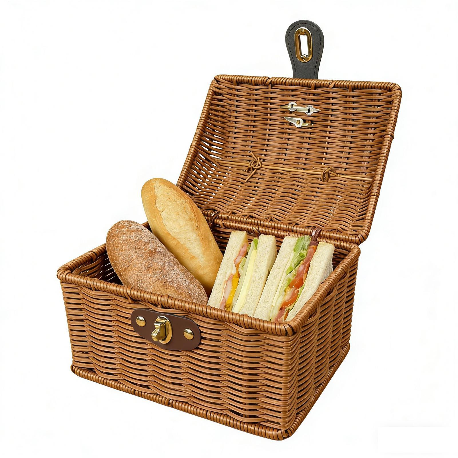 Saplı Piknik Sepeti Dokuma Gıd - Bread Box Bamboo incelemesi ve fiyatı