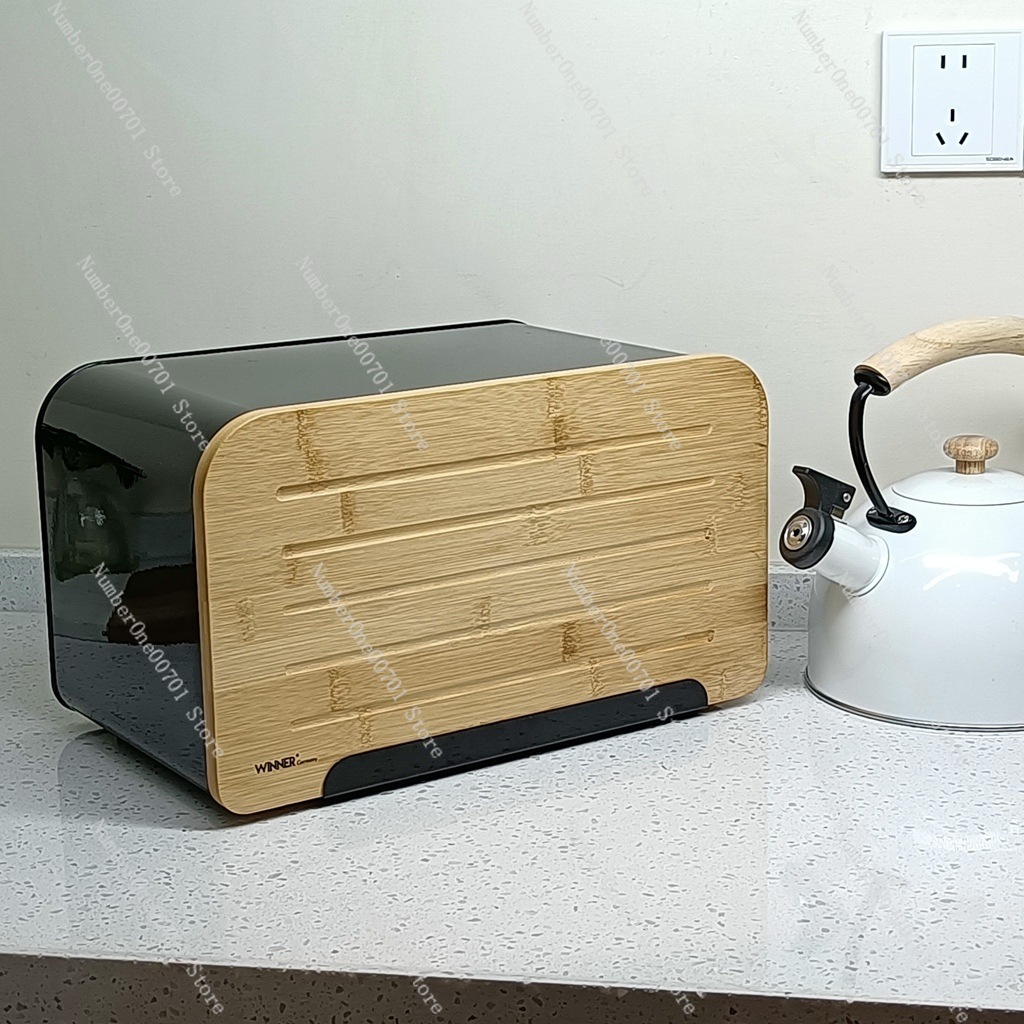 Bambu Kapaklı Mutfak Ekmek Kut - Bread Box Bamboo incelemesi ve fiyatı