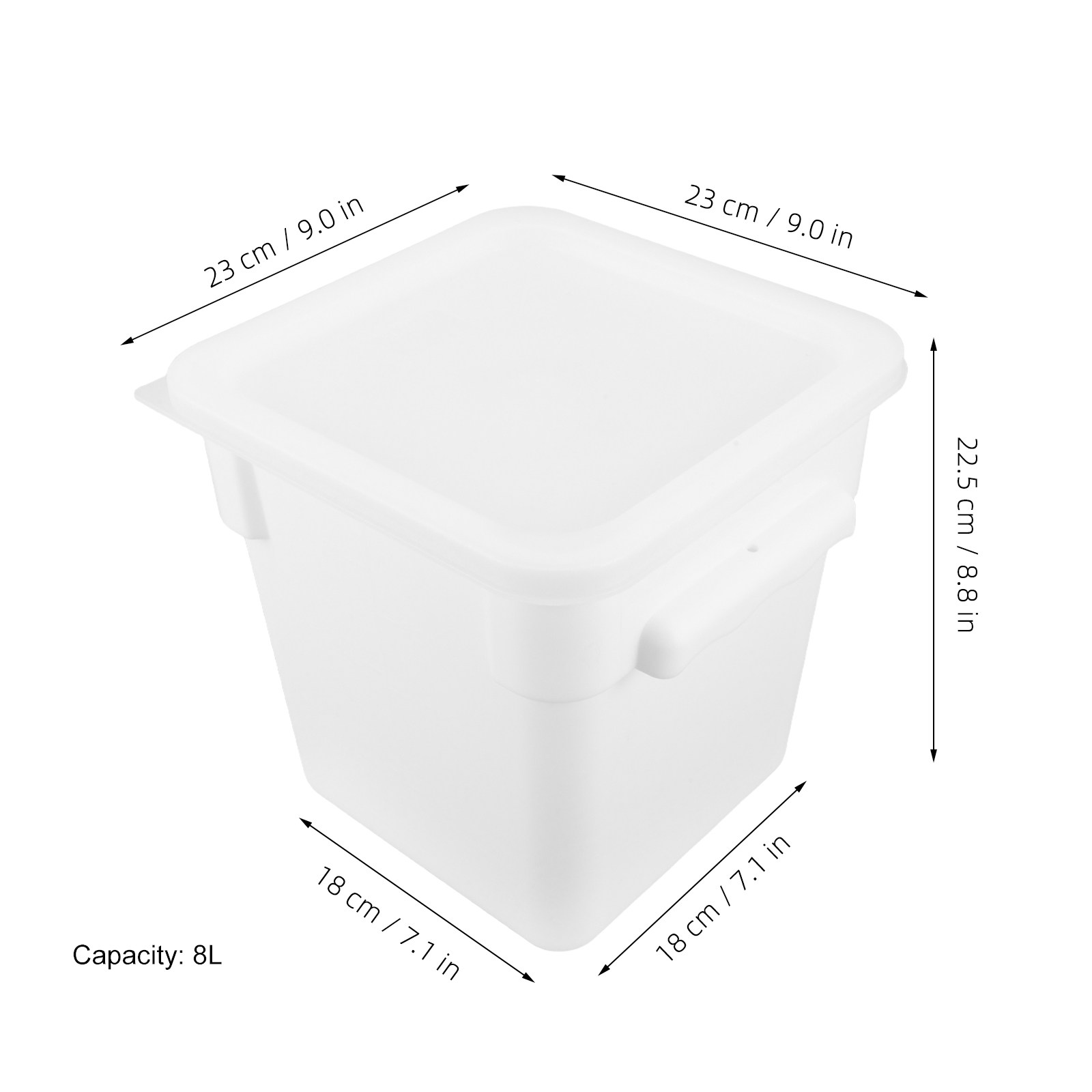 Kare Plastik Gıda Saklama Kabı - Food Storage Plastic incelemesi ve fiyatı