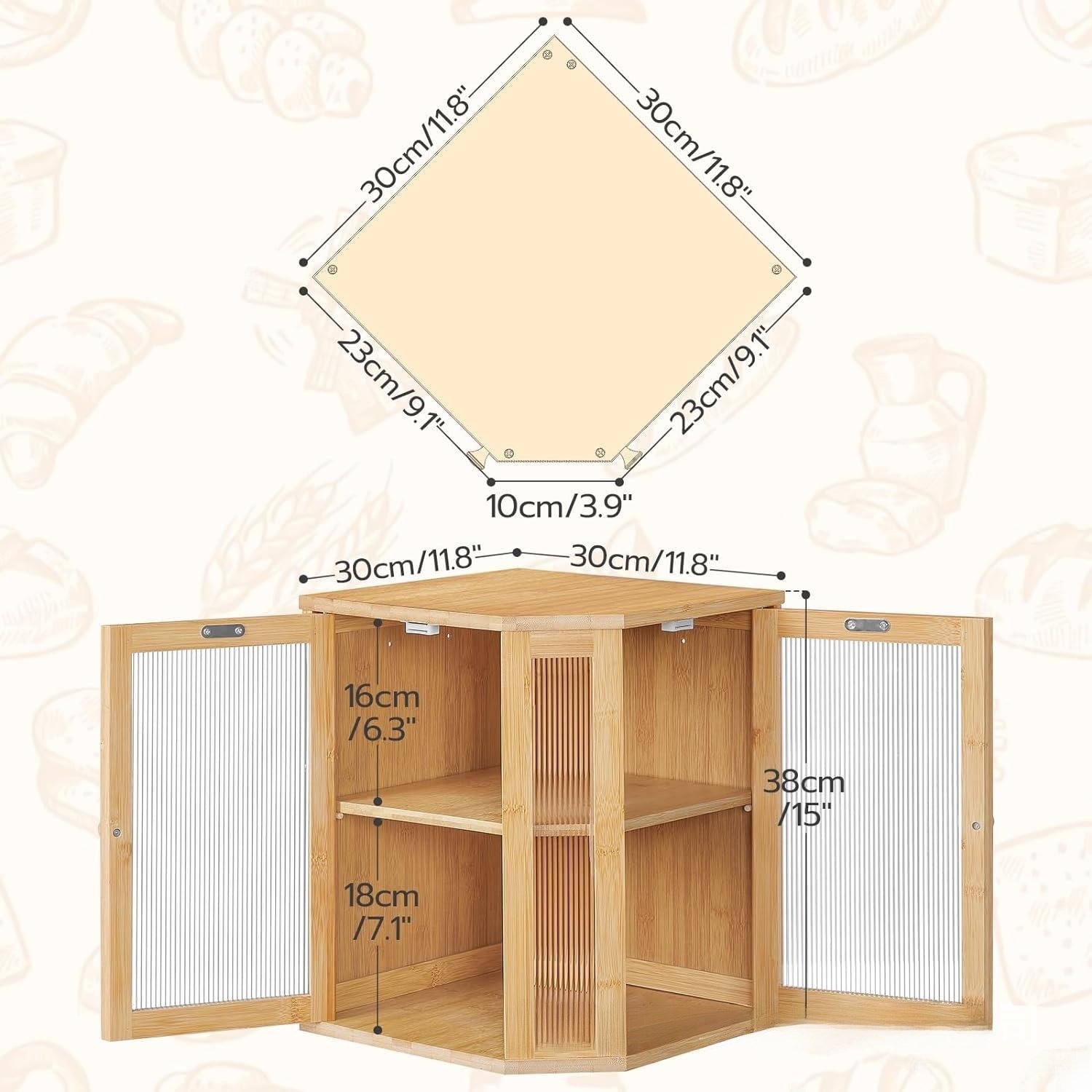 Bambu Ahşap Ekmek Kutusu Mutfa - Bread Box Bamboo incelemesi ve fiyatı