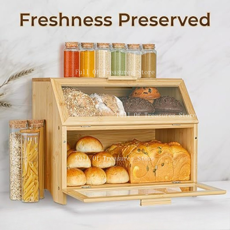 Ev Mutfağına Uygun Bambu Ekmek - Bread Box Bamboo incelemesi ve fiyatı