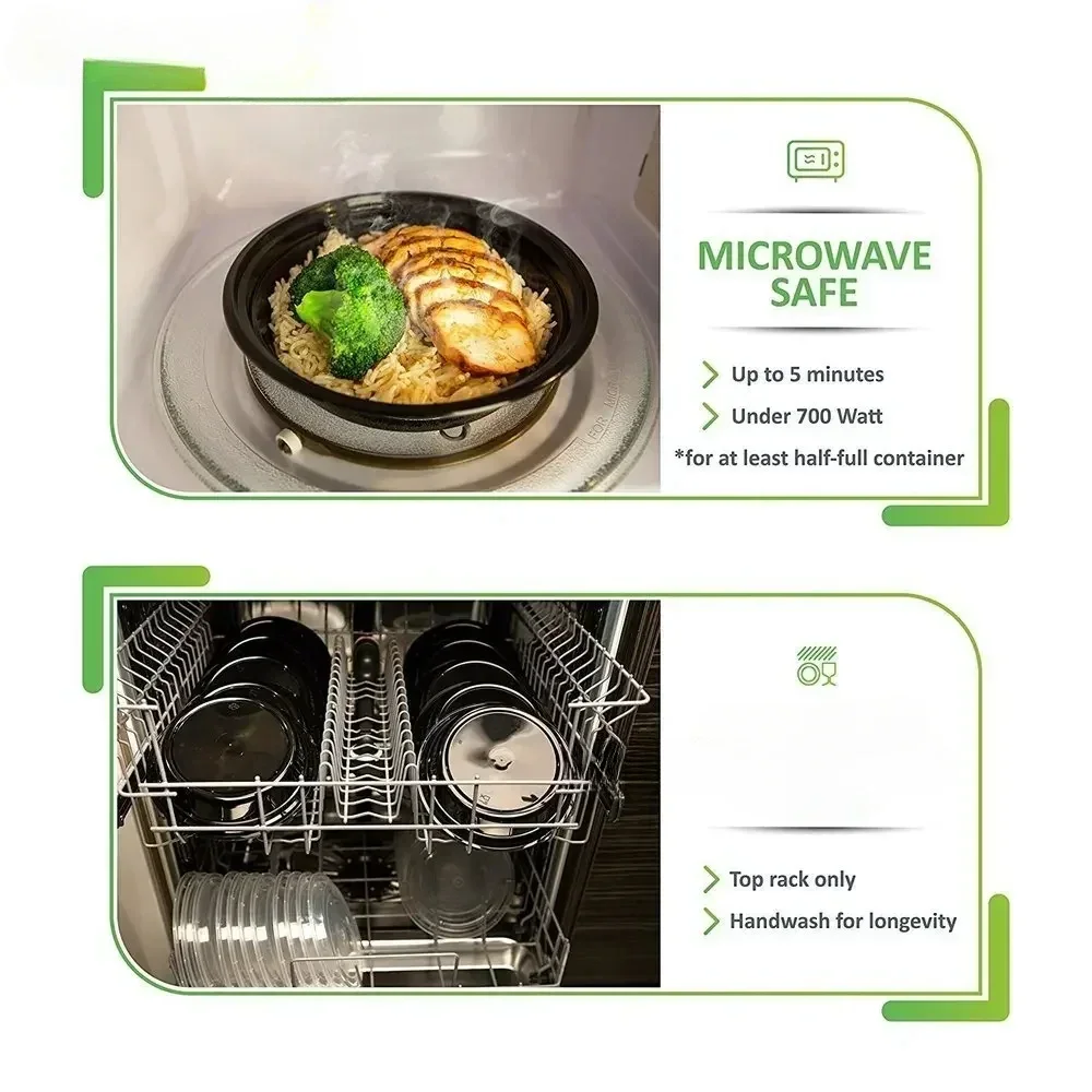 Yemek kabı plastik gıda kapakl - Glass Meal Prep Container incelemesi ve fiyatı