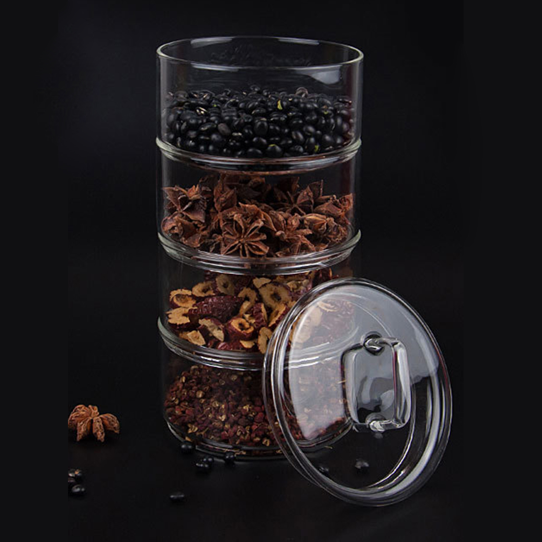 Çok katmanlı istiflenebilir ca - Glass Meal Prep Container incelemesi ve fiyatı