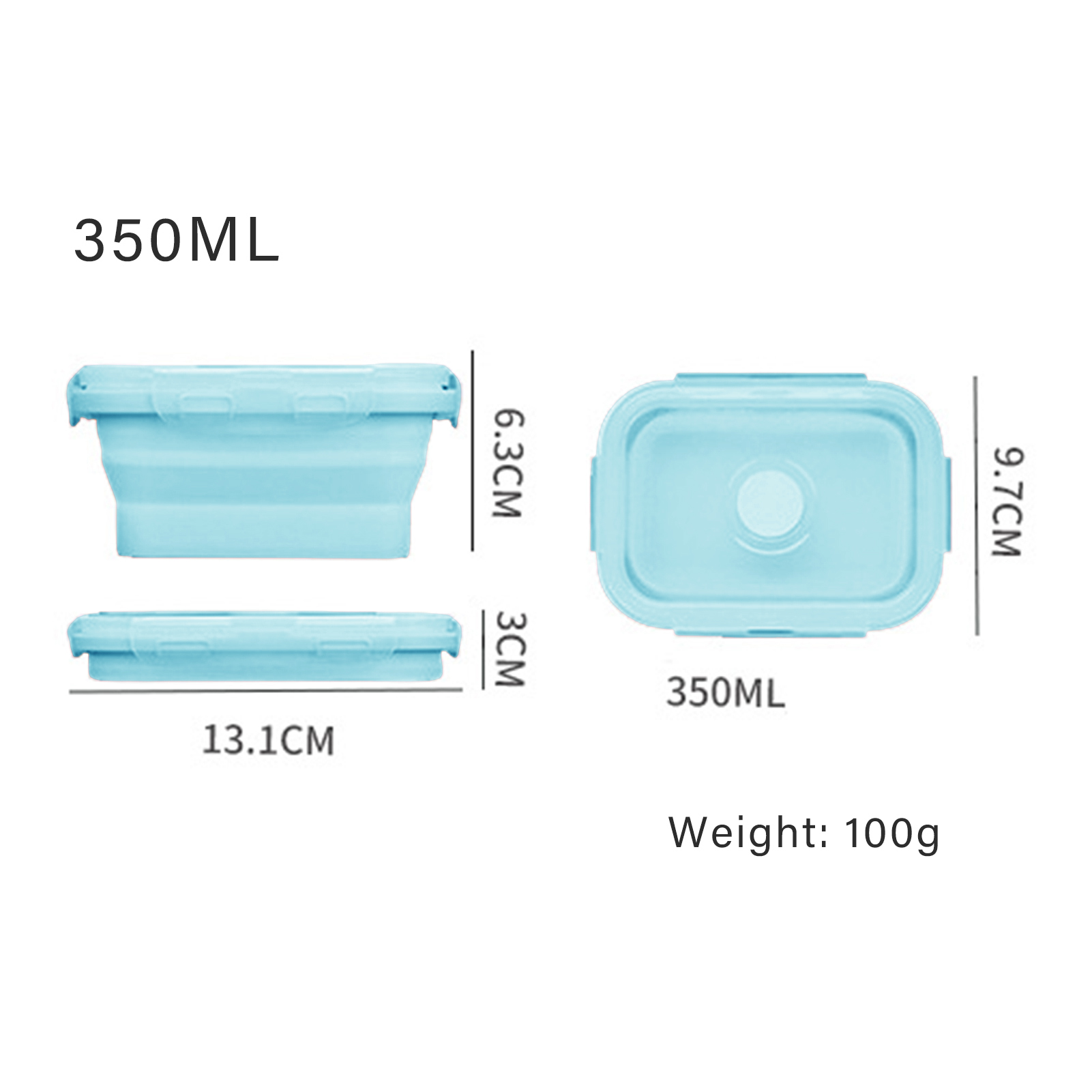 Silikon Öğle Yemeği Kutusu Gıd - Food Storage Box Plastic incelemesi ve fiyatı