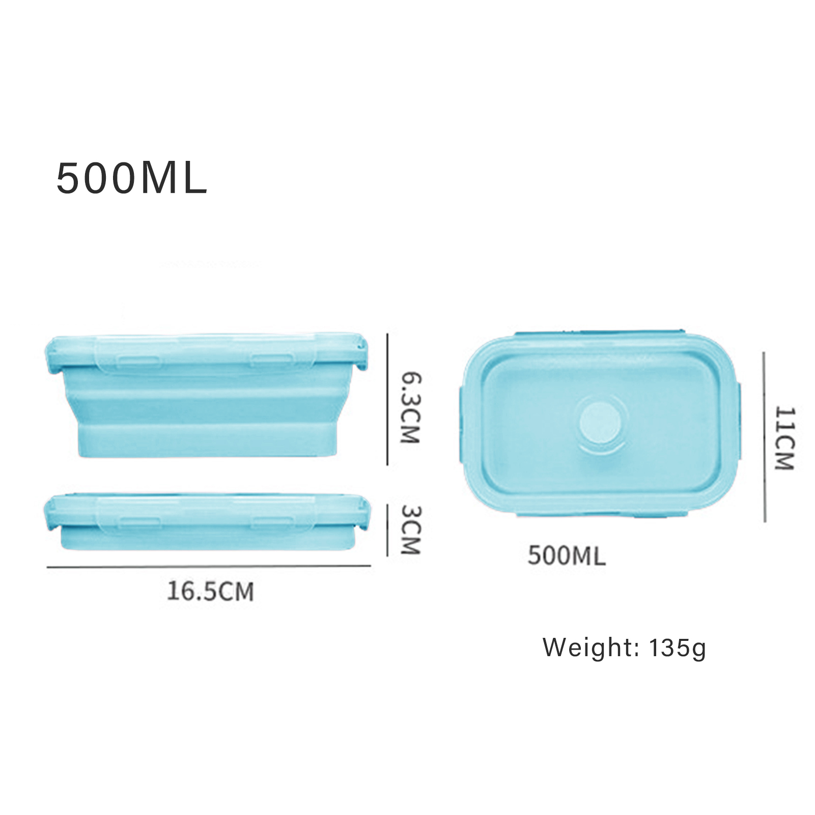 Silikon Öğle Yemeği Kutusu Gıd - Food Storage Box Plastic incelemesi ve fiyatı