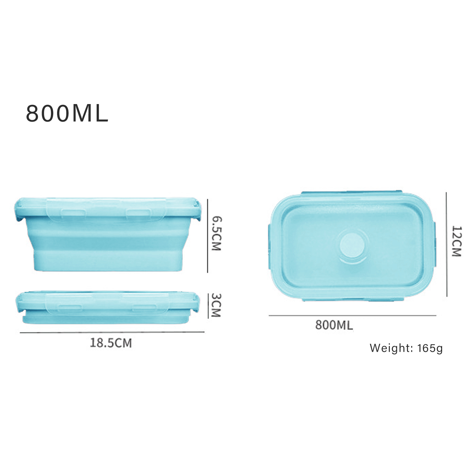 Silikon Öğle Yemeği Kutusu Gıd - Food Storage Box Plastic incelemesi ve fiyatı