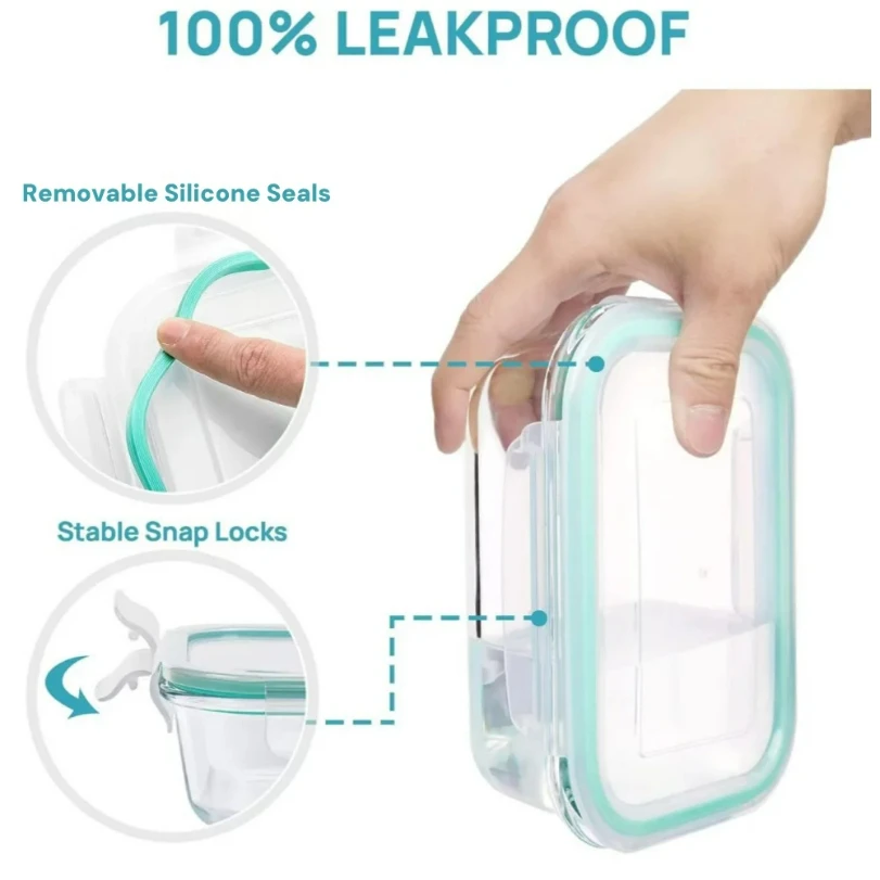 Cam Öğle Yemeği Saklama Kaplar - Glass Meal Prep Container incelemesi ve fiyatı