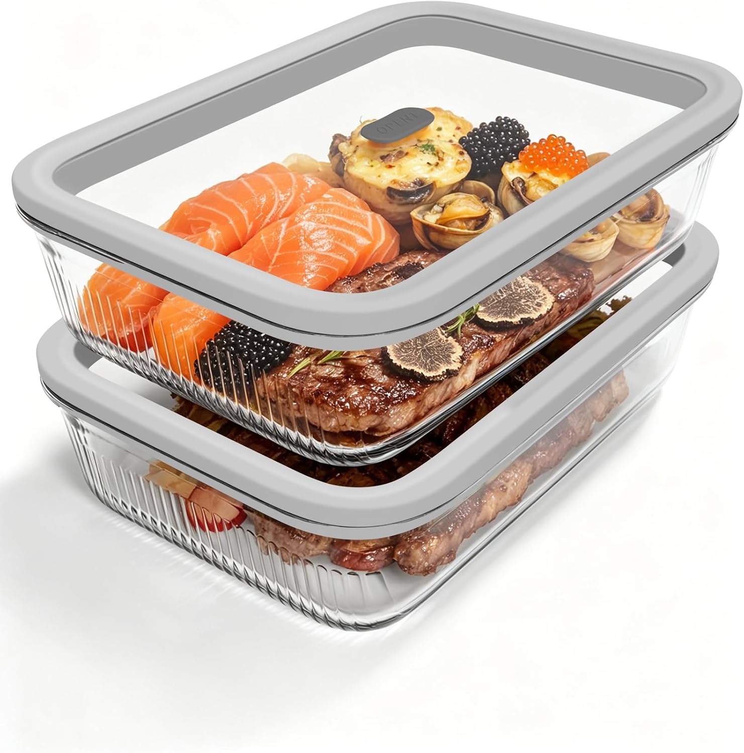 2'li Paket Temperli Cam Kapakl - Glass Meal Prep Container incelemesi ve fiyatı
