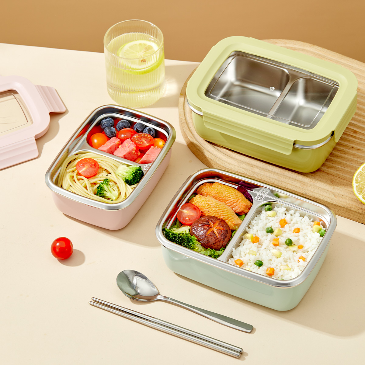 Mikrodalga 304 Paslanmaz Çelik - Glass Meal Prep Container incelemesi ve fiyatı