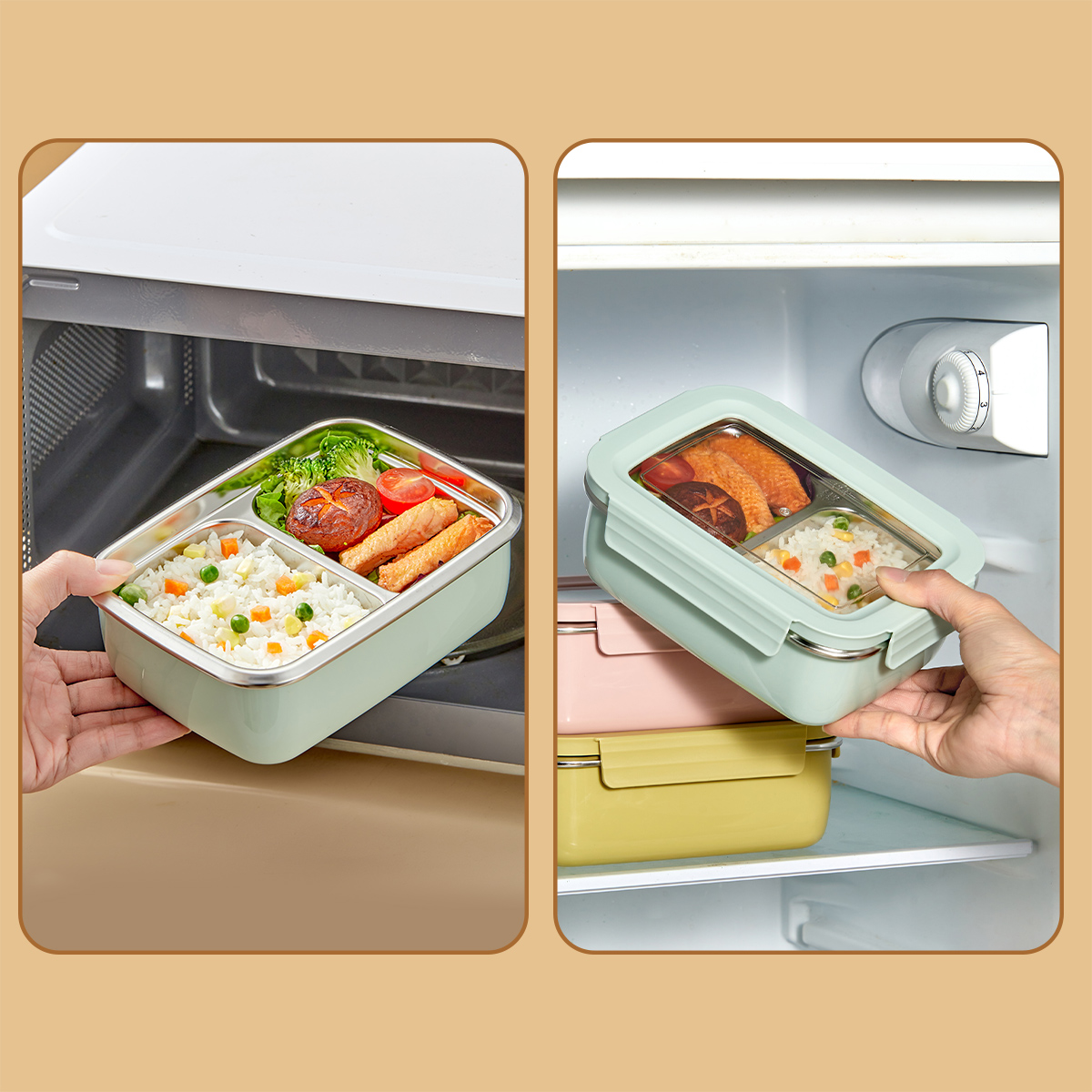 Mikrodalga 304 Paslanmaz Çelik - Glass Meal Prep Container incelemesi ve fiyatı