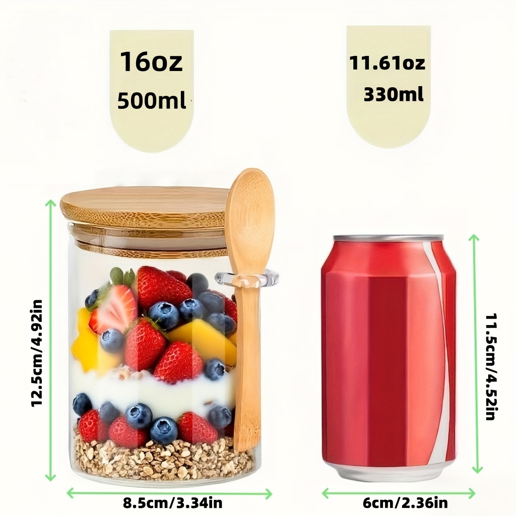 1/2/4/8 Parça Yulaf Ezmesi Cam - Glass Meal Prep Container incelemesi ve fiyatı