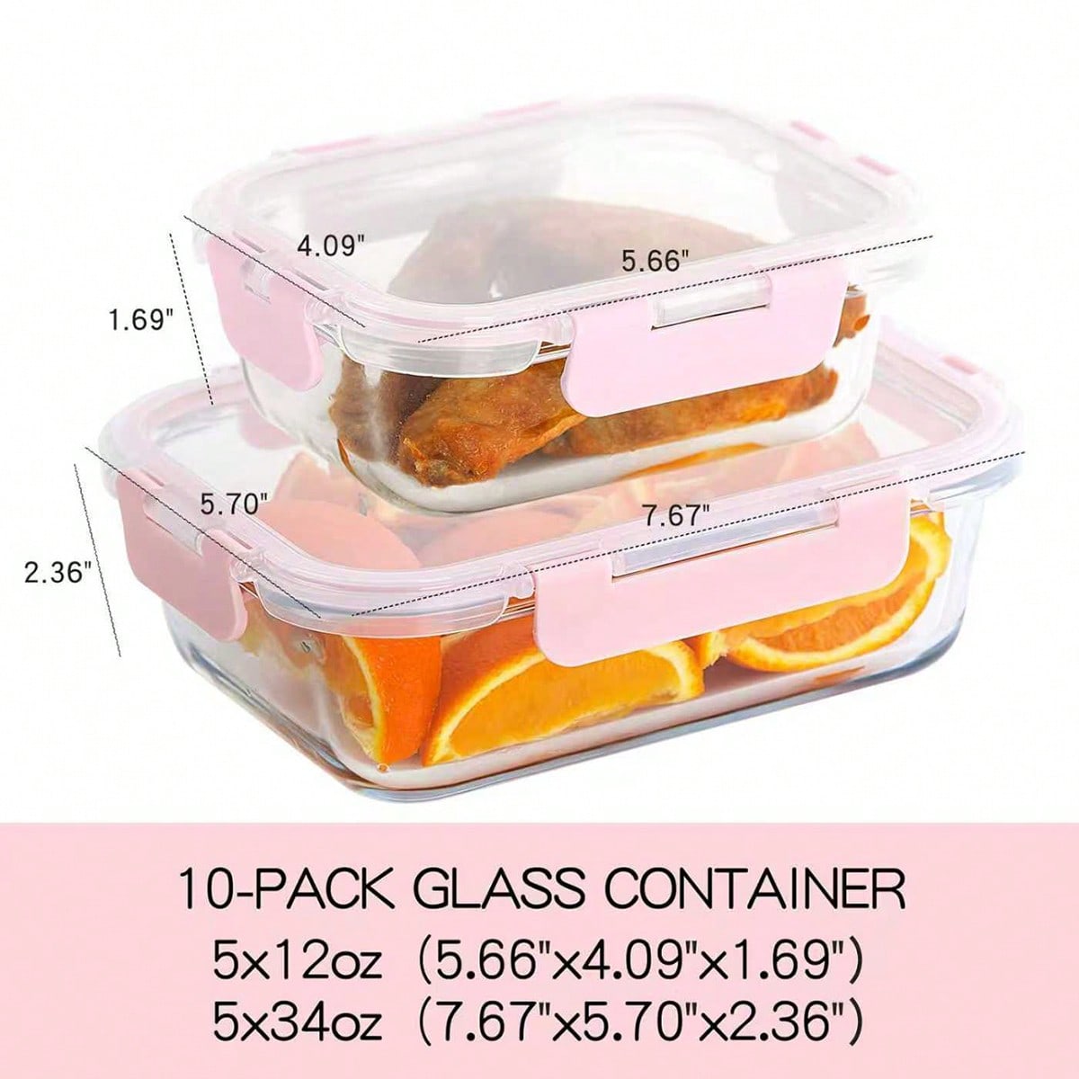 10'lu Paket Cam Yemek Hazırlık - Glass Meal Prep Container incelemesi ve fiyatı