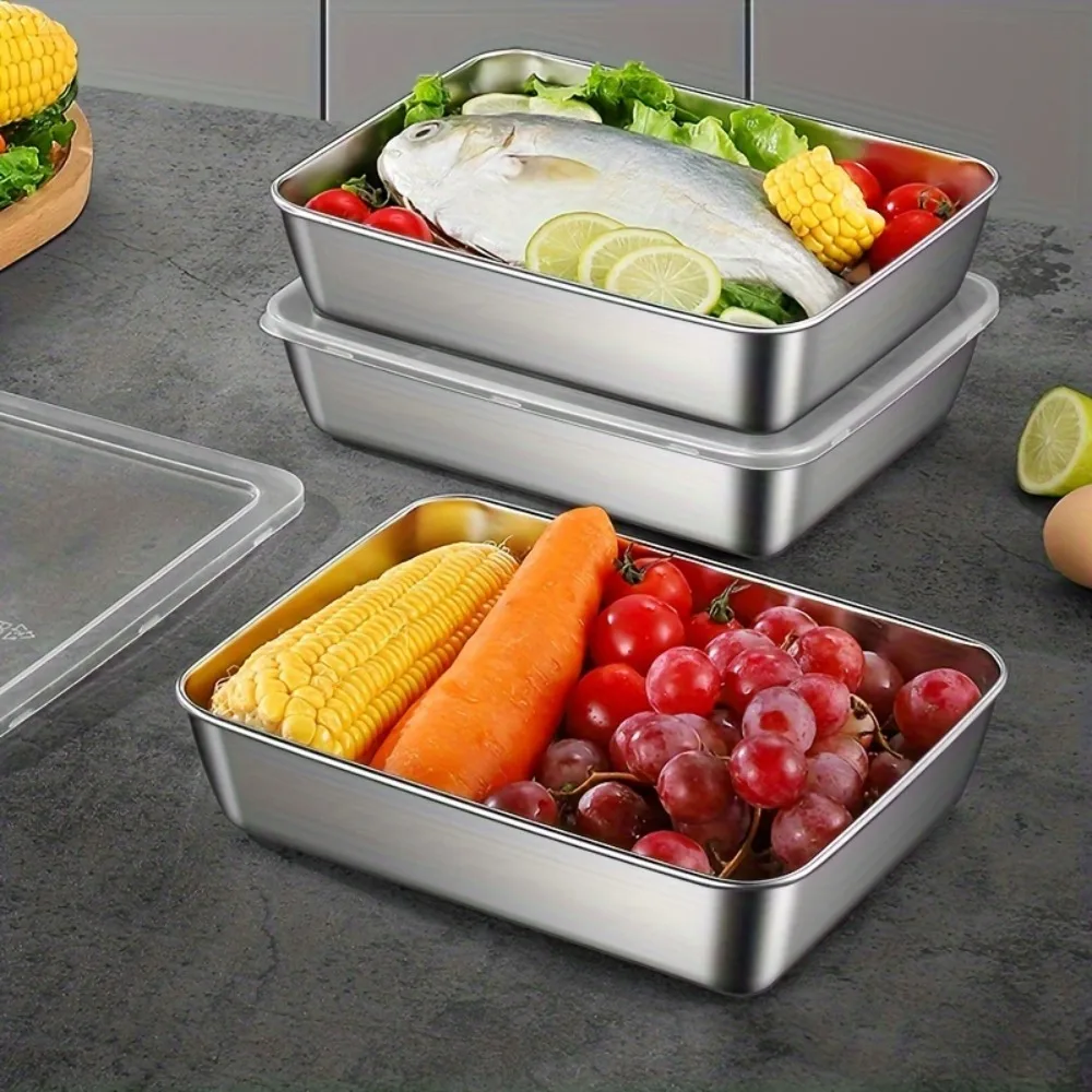 5 Parçalı Paslanmaz Çelik Gıda - Glass Meal Prep Container incelemesi ve fiyatı