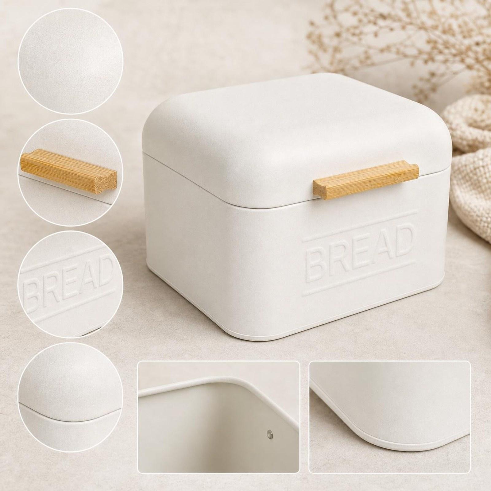 Kurabiye ve Ekmekler için Mutf - Bread Box Bamboo incelemesi ve fiyatı