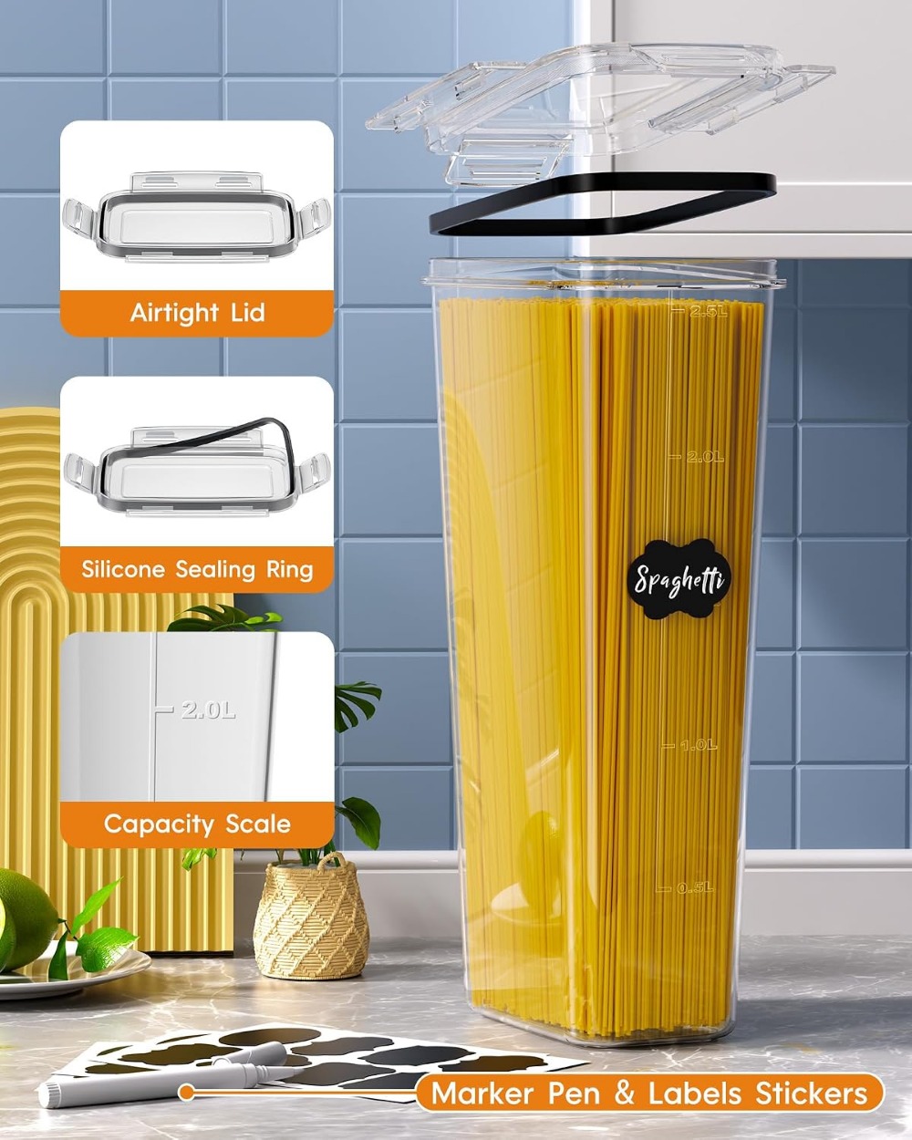 24 Adet Hava Geçirmez Gıda Sak - Food Storage Plastic incelemesi ve fiyatı