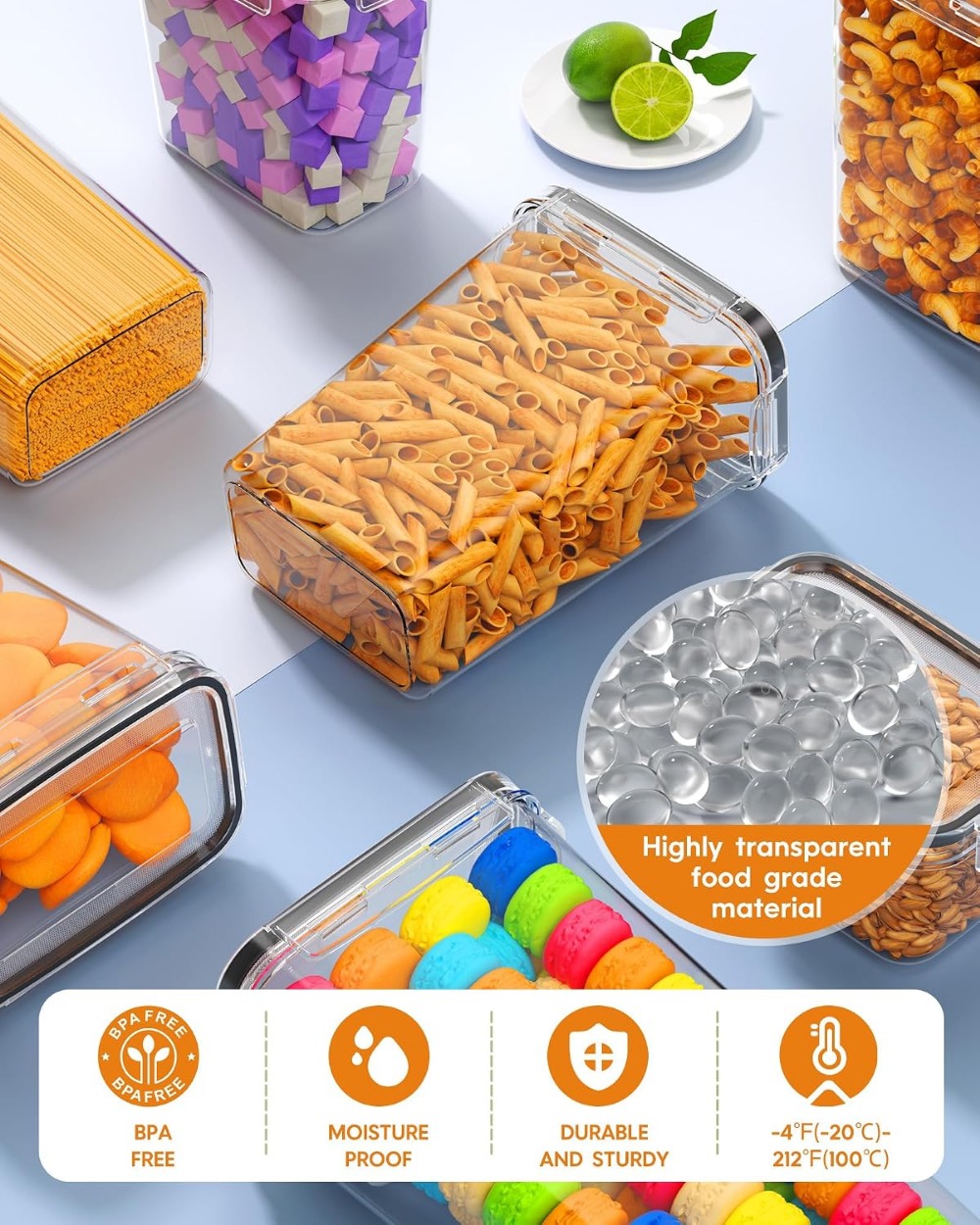 24 Adet Hava Geçirmez Gıda Sak - Food Storage Plastic incelemesi ve fiyatı