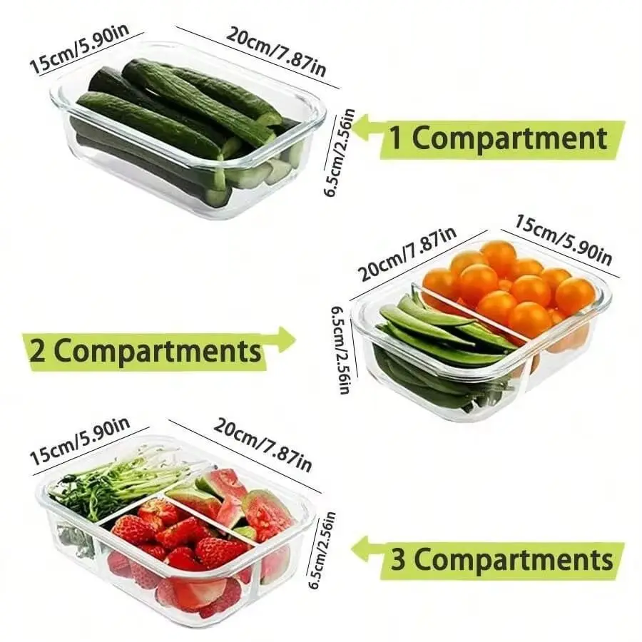 yesGlass Kapaklı Gıda Saklama  - Glass Meal Prep Container incelemesi ve fiyatı