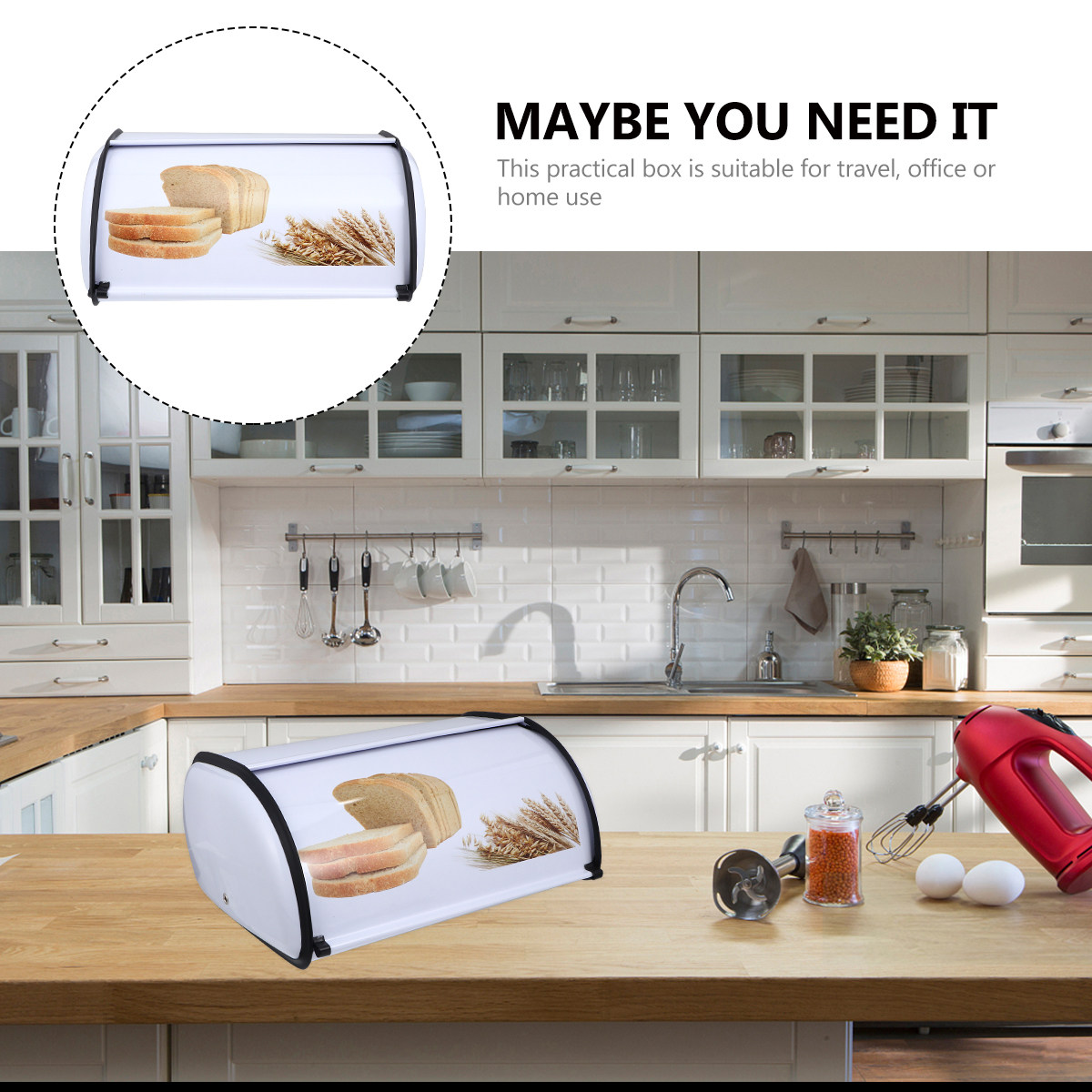 1 Adet Bambu Kapaklı Premium M - Bread Box Bamboo incelemesi ve fiyatı